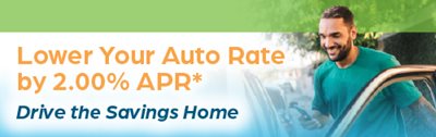 Lower Your Auto Rate by 2.00%25 APR* Drive the Savings Home